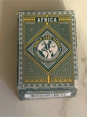 World Card Series Continent Discover Explore Africa, Card Game 108 Cards